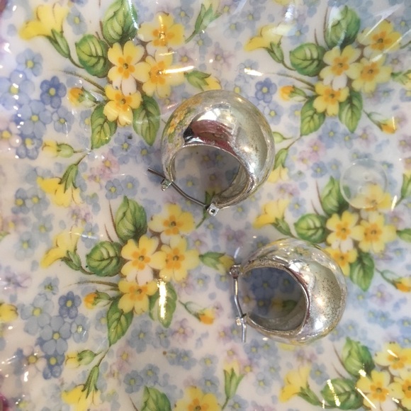 Silver Drop Earrings - Picture 3 of 3